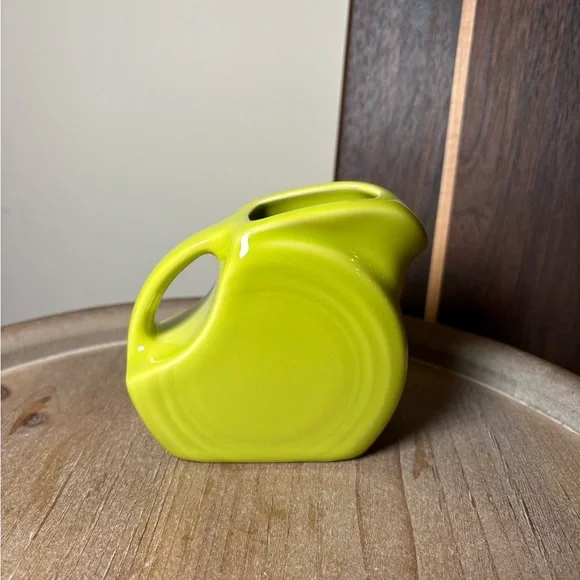 Fiestaware Chartreuse Mini Disc Pitcher, 5oz - Picture 2 of 4